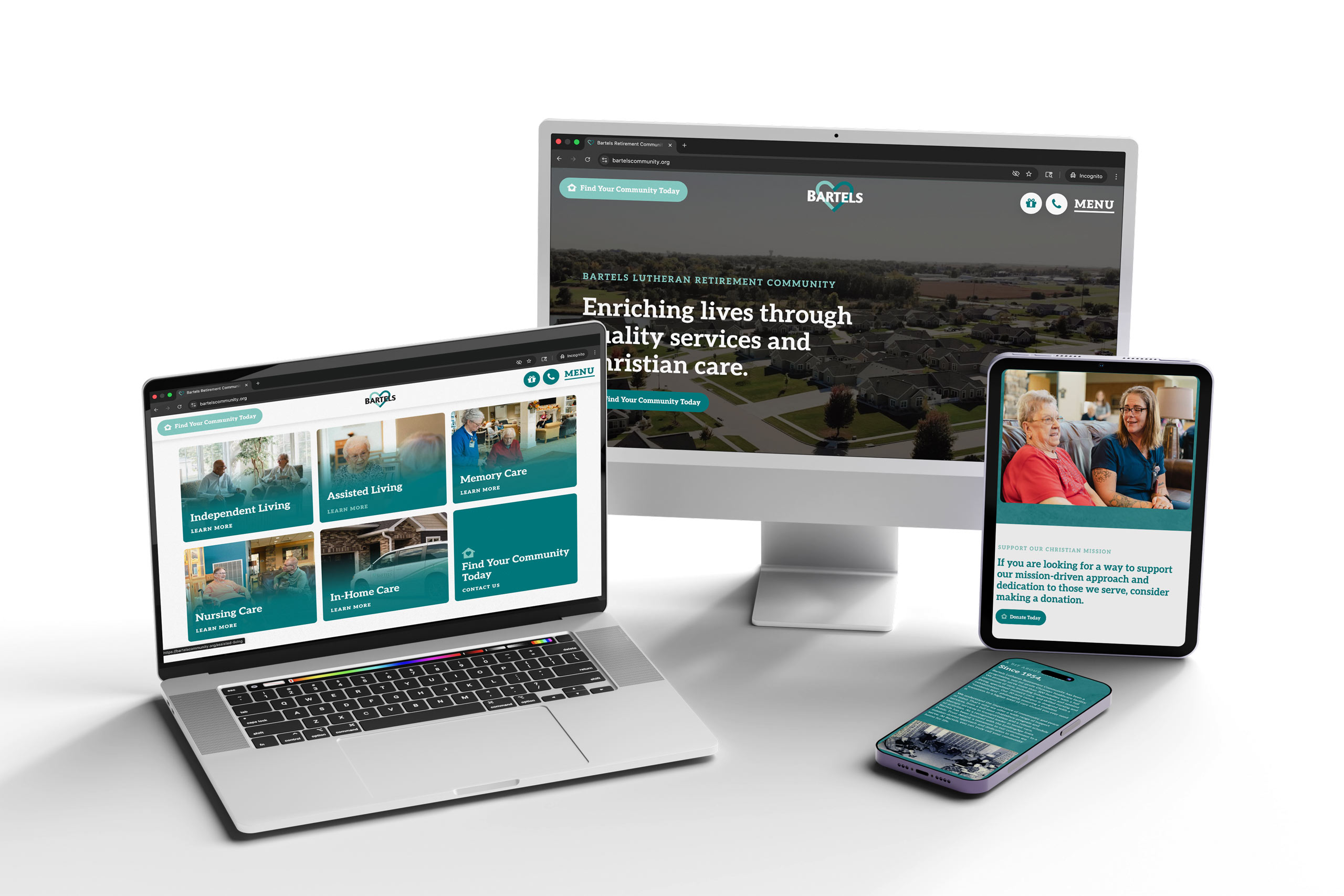 bartels retirement community website ifc studios case study